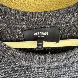 Jack Spade Men's Charcoal Crewneck Sweater